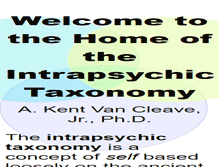 Tablet Screenshot of intrapsychictaxonomy.org